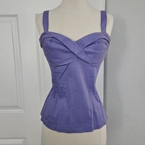 Pinup Girl Clothing Deadly Dames Purple Vamp Top